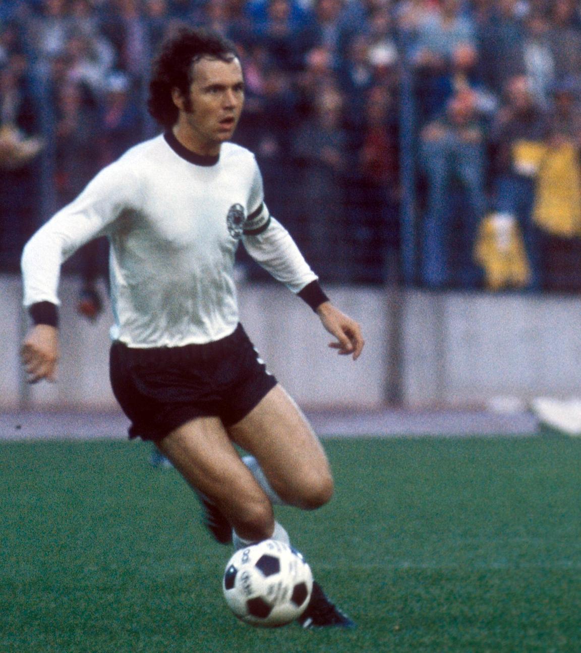Archiv: Franz Beckenbauer bei der WM 1974 in Deutschland