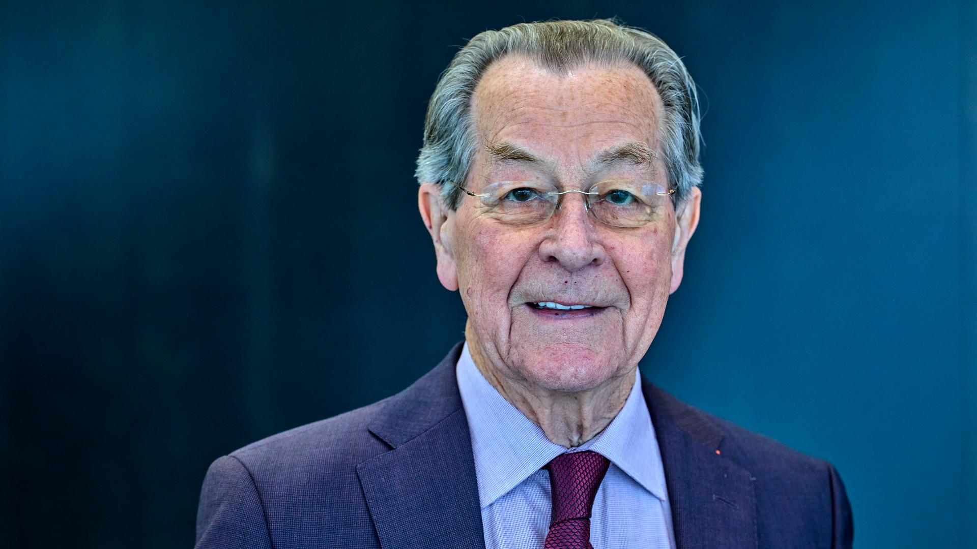 Franz Müntefering beim SPD Bundesparteitag am 11. Januar 2025 im City Cube Berlin.
