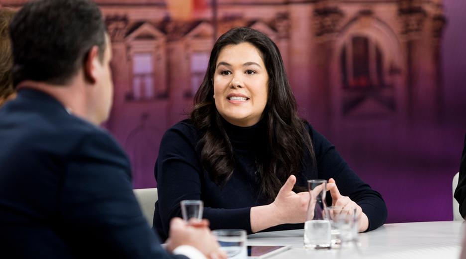 Franziska Brandmann bei "maybrit illner"