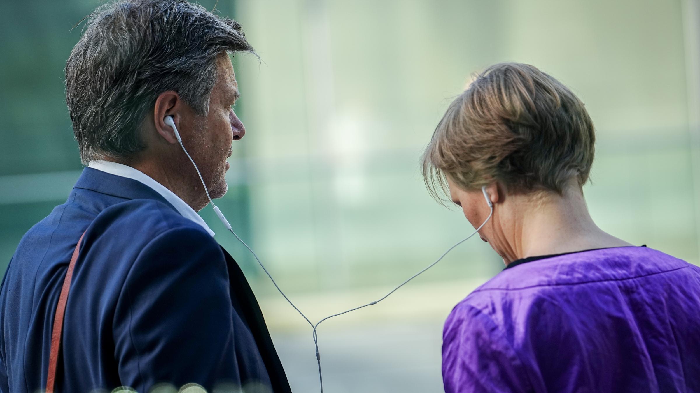 Franziska Brantner und Robert Habeck