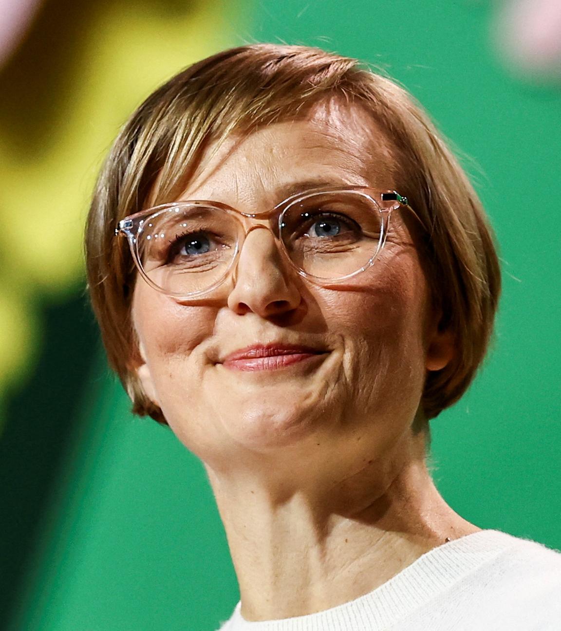 Franziska Brantner auf dem Parteitag der Grünen in Wiesbaden.