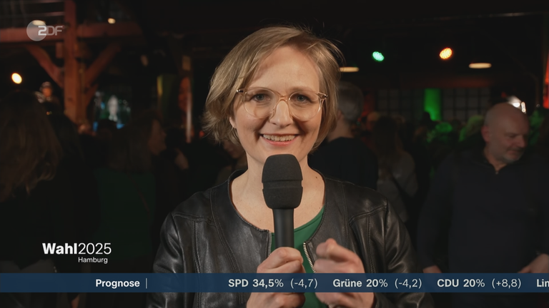 Franziska Brantner von den Grünen mit einer Reaktion zur Bürgerschaftswahl in Hamburg.