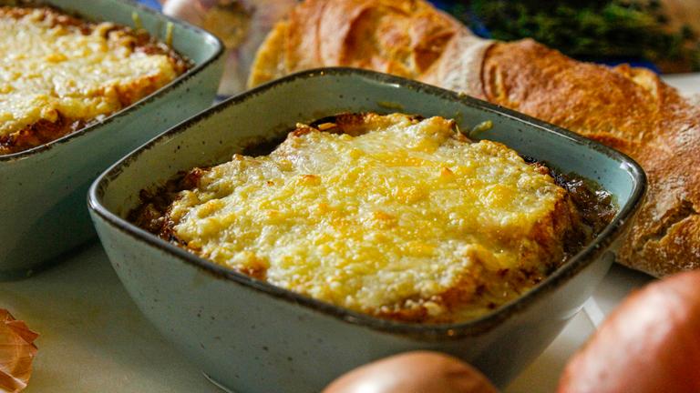 Französische Zwiebelsuppe