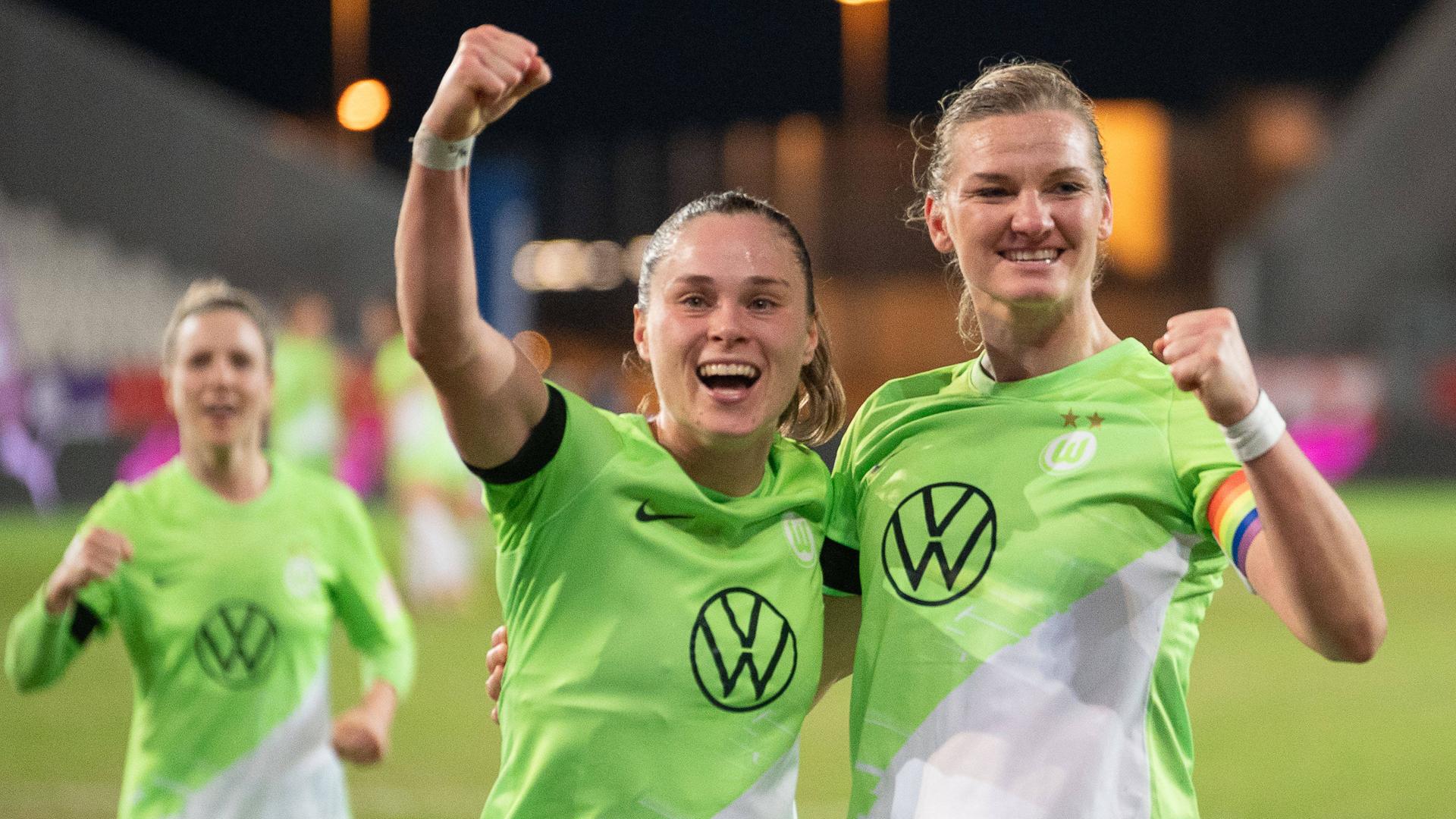 Ewa Pajor und Alexandra Popp