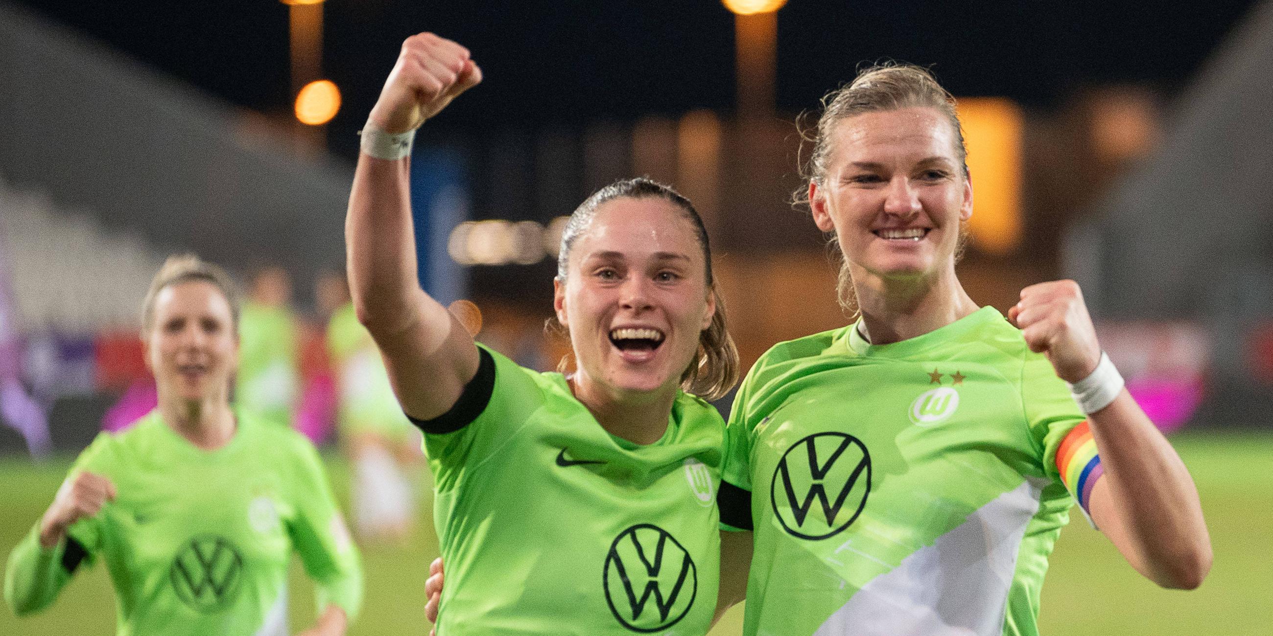 Ewa Pajor und Alexandra Popp