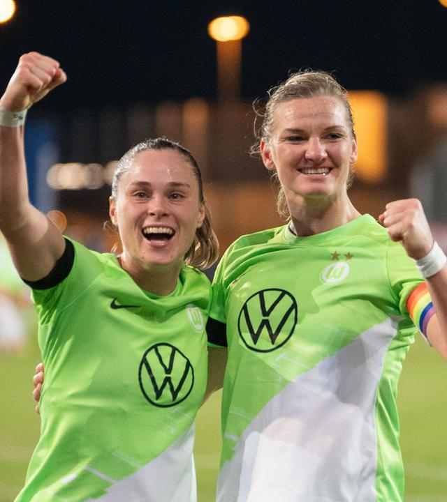 Ewa Pajor und Alexandra Popp