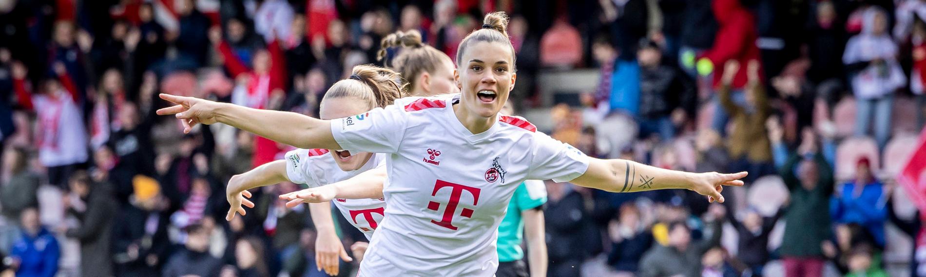 Torjubel zum 1:0 durch Selina Cerci