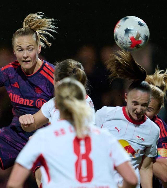 Fußball: RB Leipzig - FC Bayern in der Frauen-Bundesliga.