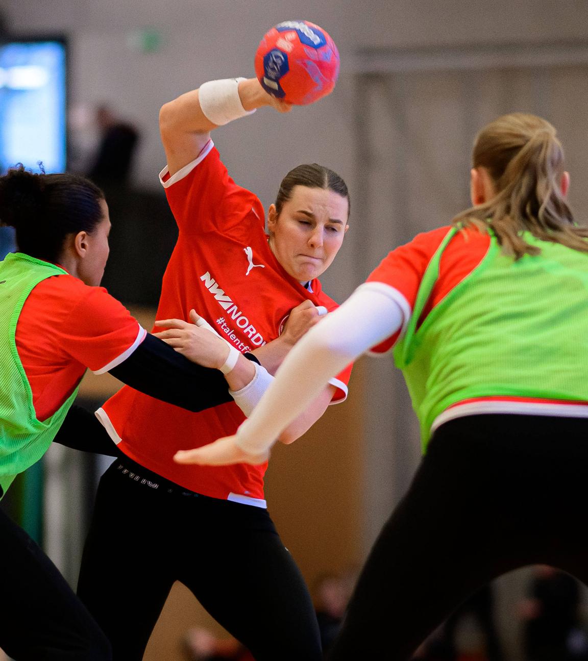 Handball Frauen Nationalmannschaft Training