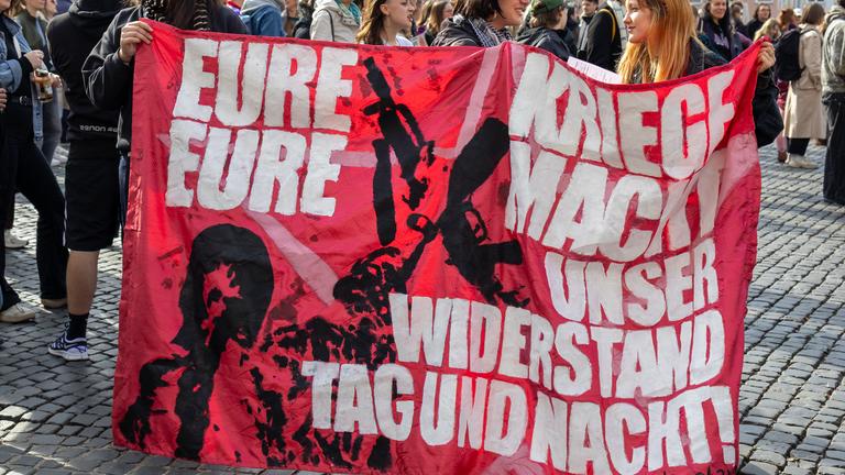 Am Internationalen Frauentag fanden bundesweit Protestaktionen statt.