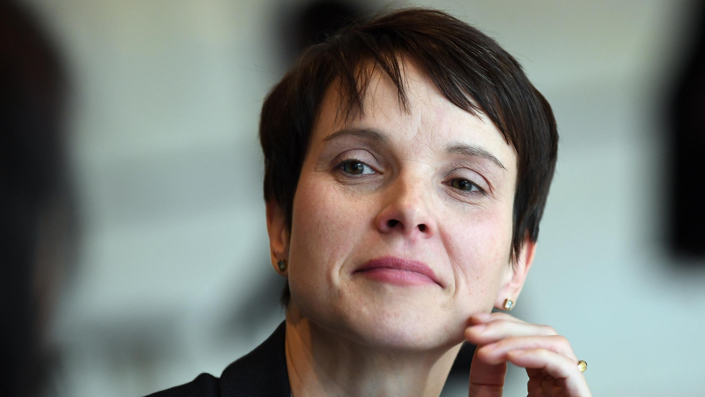 Porträt von Frauke Petry während eines dpa-Interviews; 12.12.2017 (Archiv)