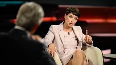 Frauke Petry im Studio von Markus Lanz 