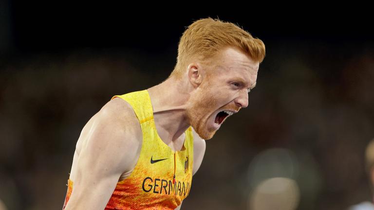Frederik Ruppert bei der Leichtathletik-EM in Birmingham.