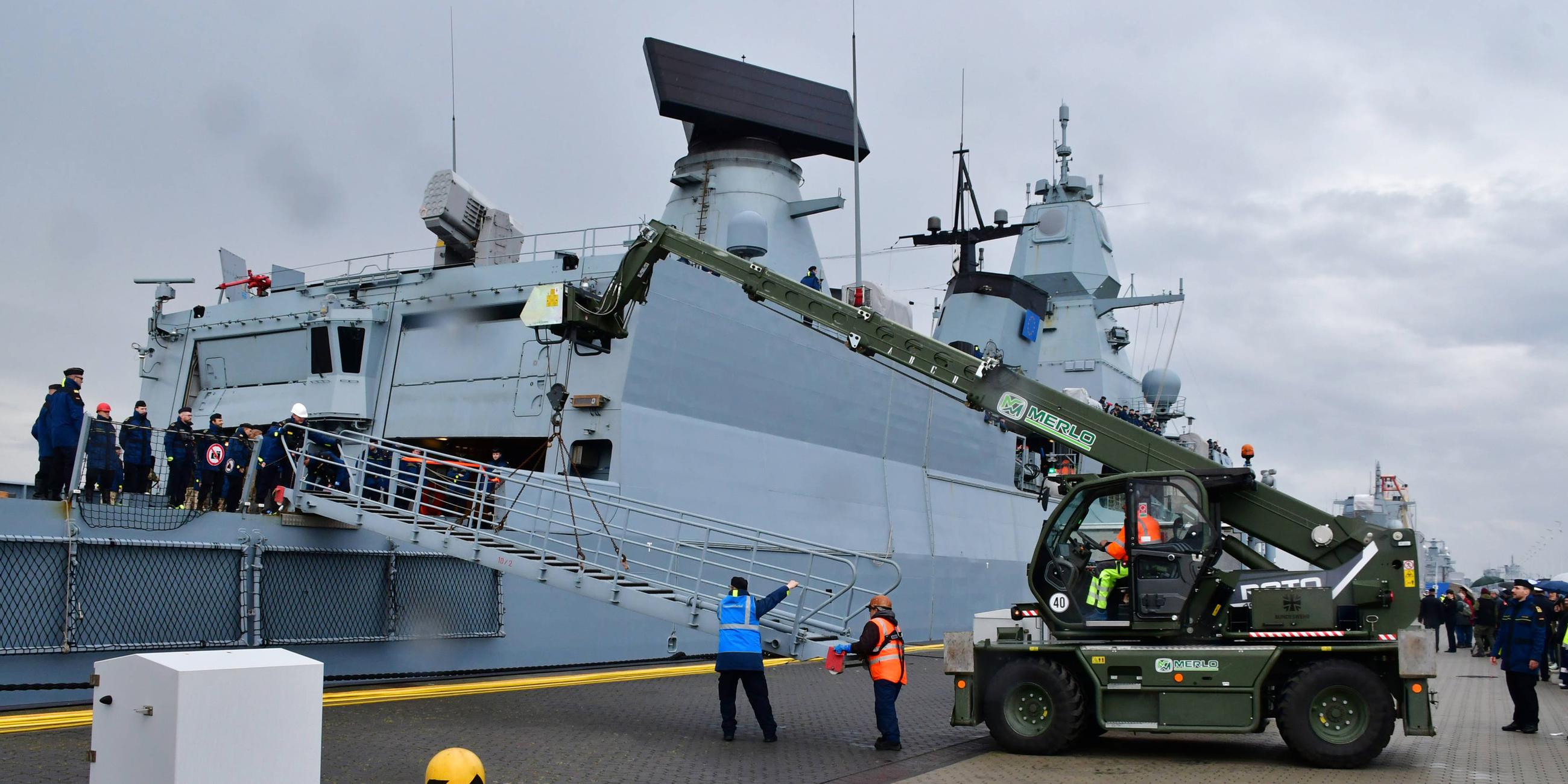 Die Fregatte Hessen kehrt von der Operation Aspides aus dem Roten Meer in ihren Heimathafen Wilhelmshaven zurück