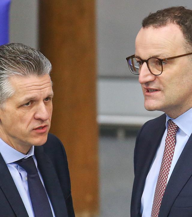 Thorsten Frei und Jens Spahn