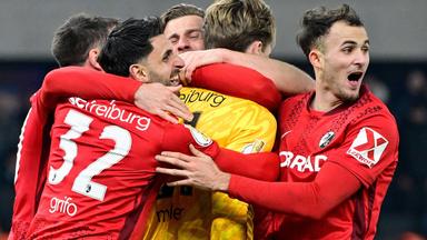 Freiburg besiegt Hertha und steht im Halbfinale