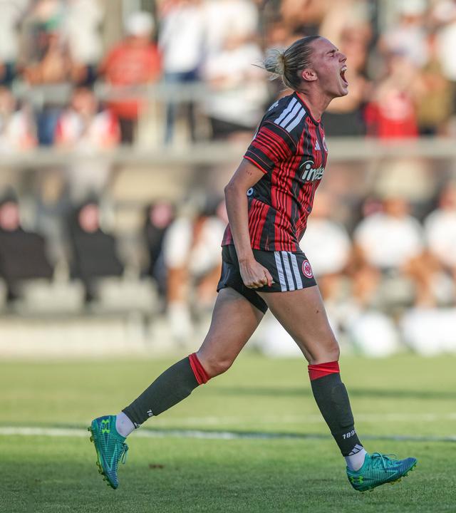 Bejubelt einen Treffer gegen Malmö: Laura Freigang