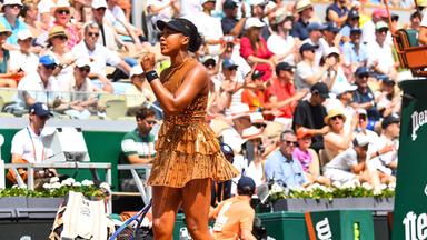 Naomi Osaka (Japan) jubelt. 