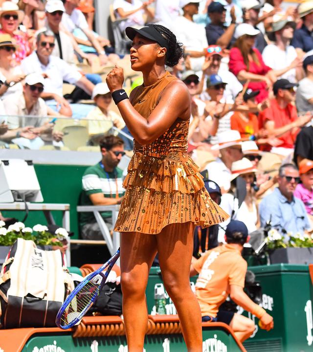 Naomi Osaka (Japan) jubelt. 