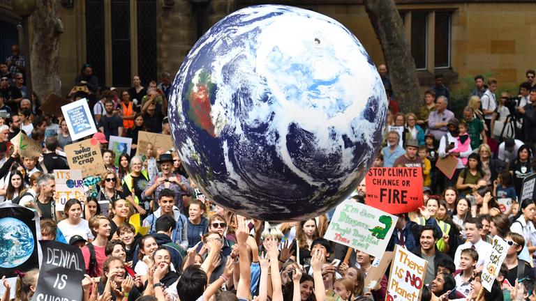 "Fridays for Future"-Demonstration in Sydney am 15.03.2019