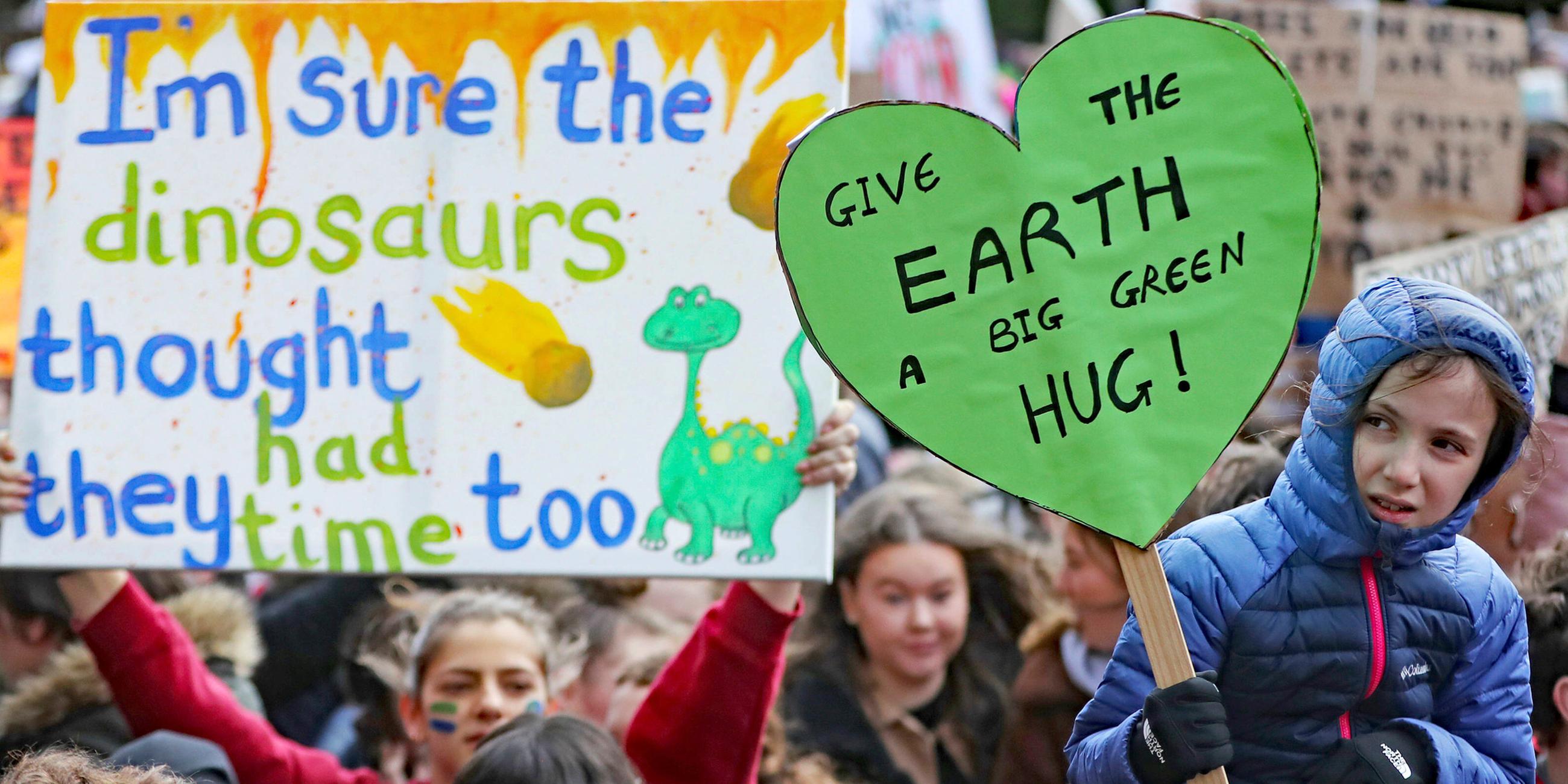 "Fridays for Future"-Demonstration in Dublin am 15.03.2019