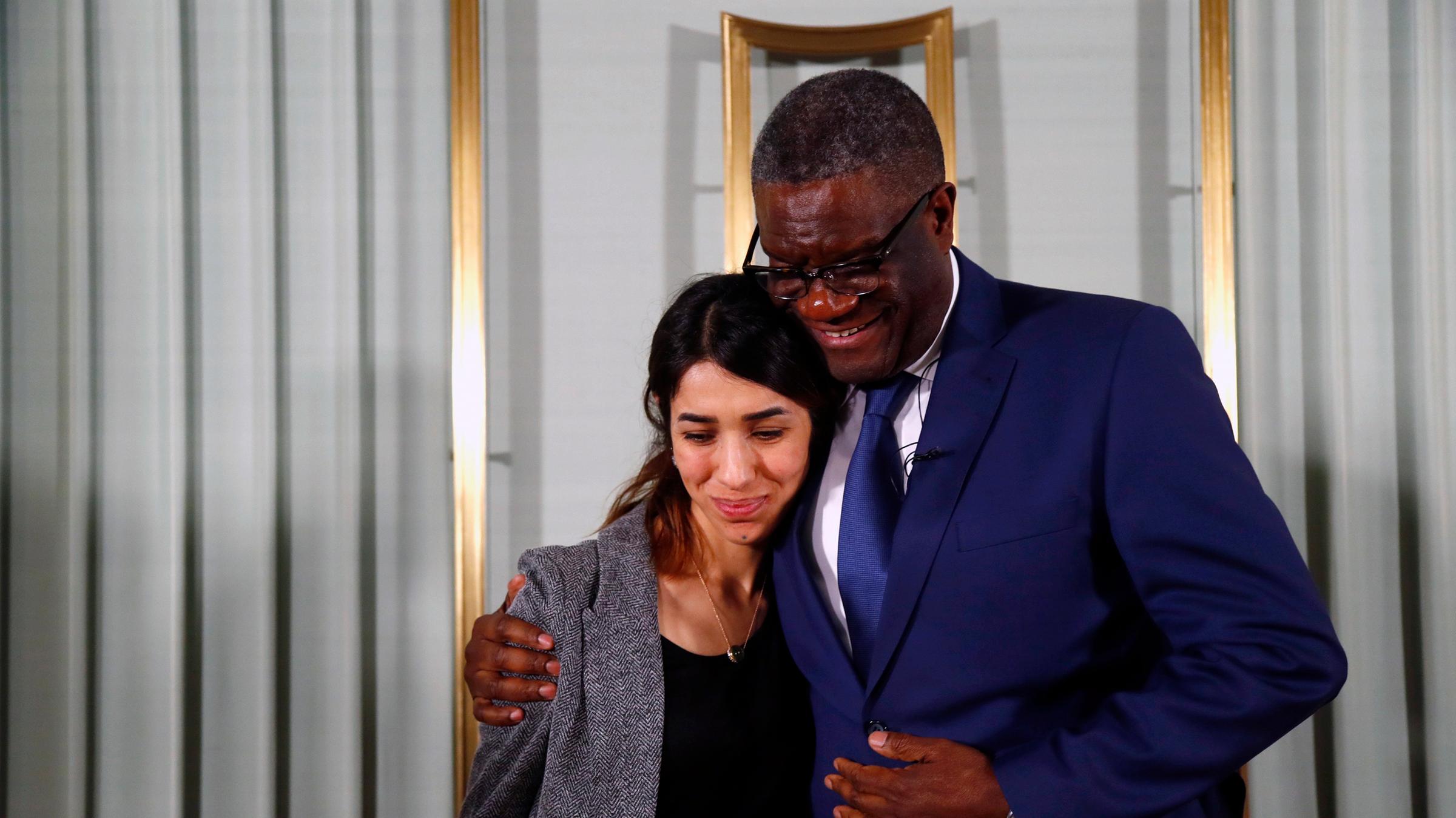 Denis Mukwege (Kongo) und Nadia Murad (Irak)