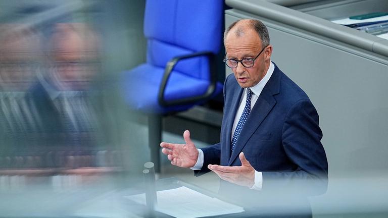 Friedrich Merz am 14.05.2025 in Berlin