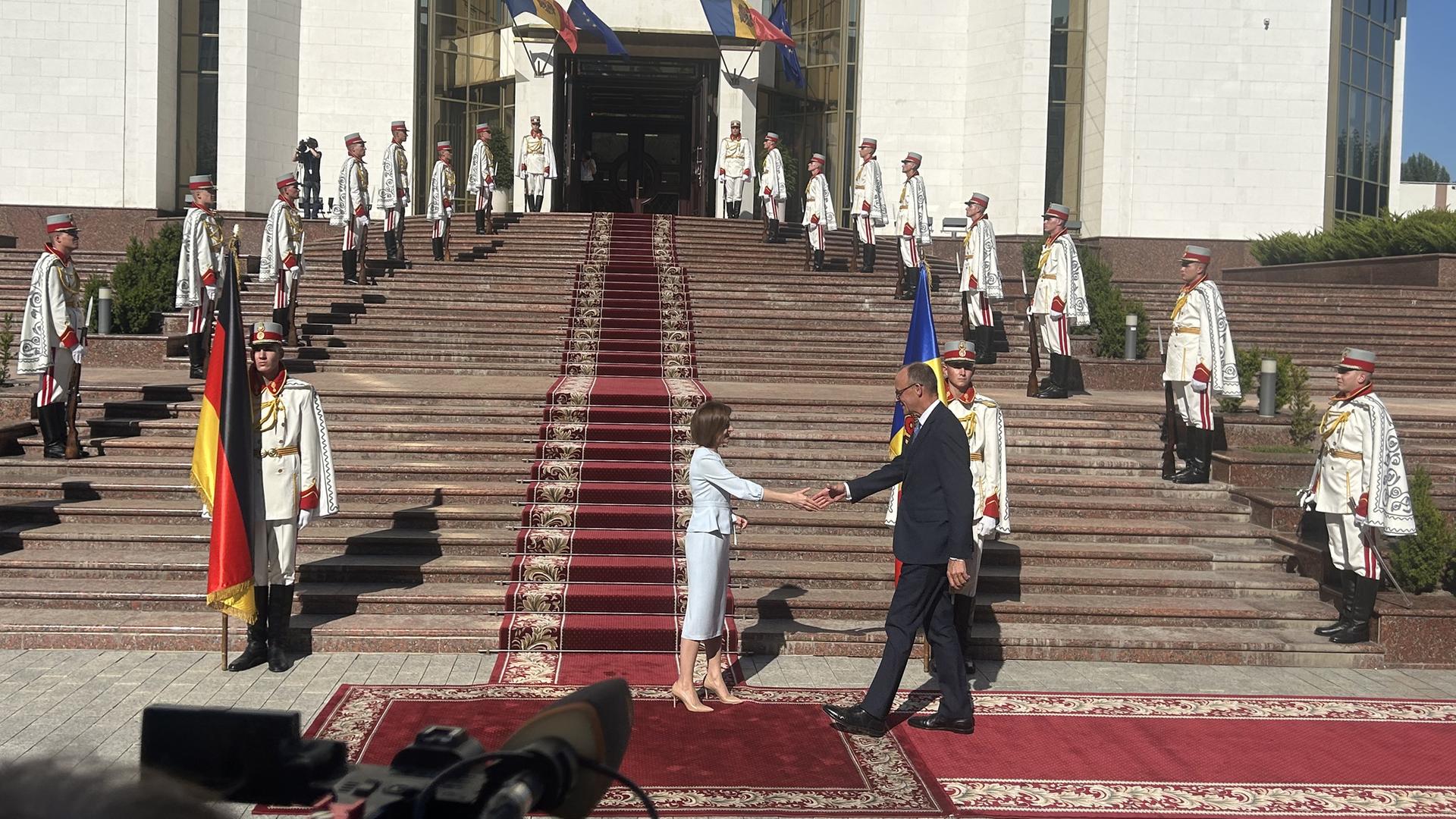 Friedrich Merz in Moldau