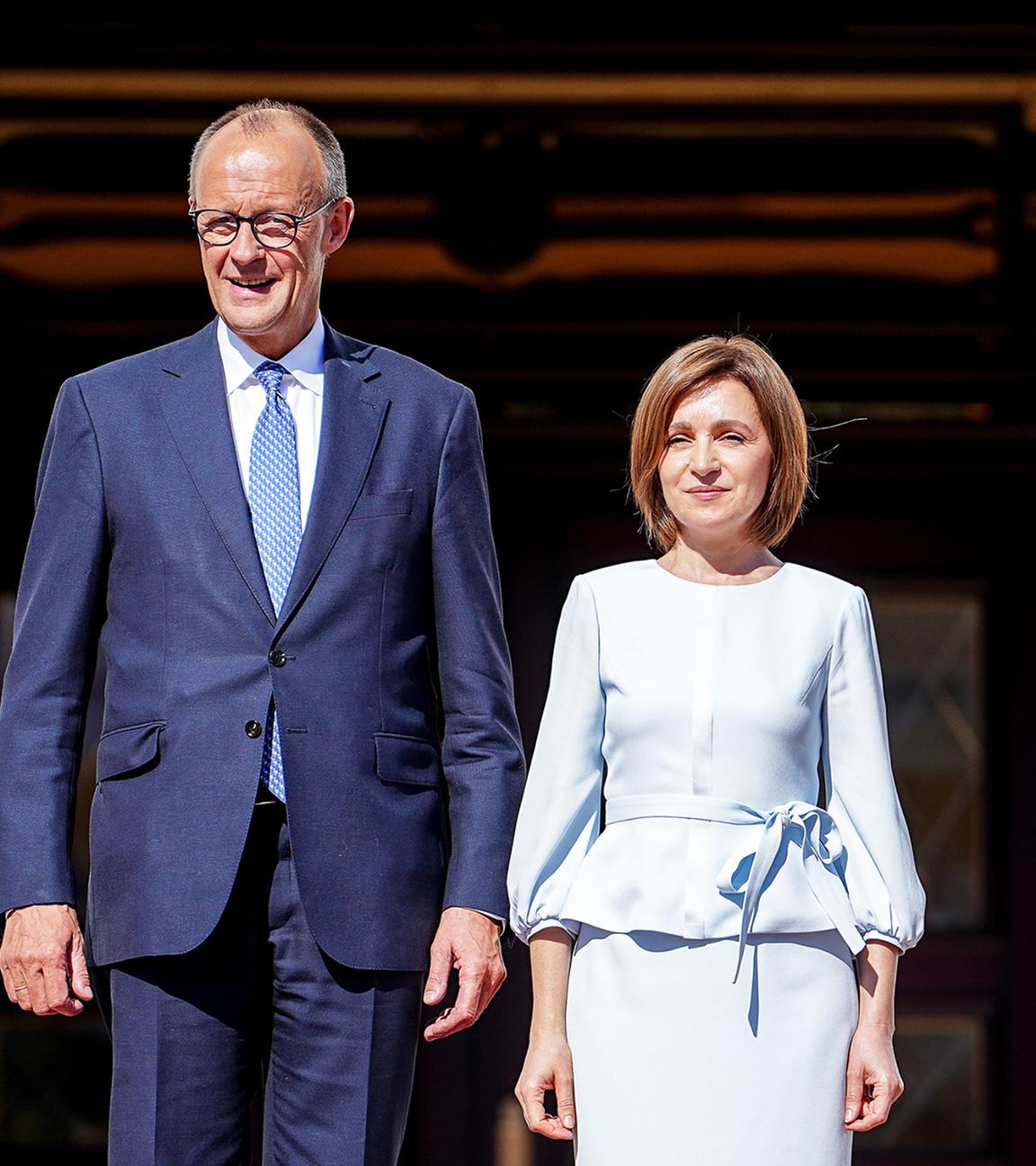 Friedrich Merz und Maia Sandu