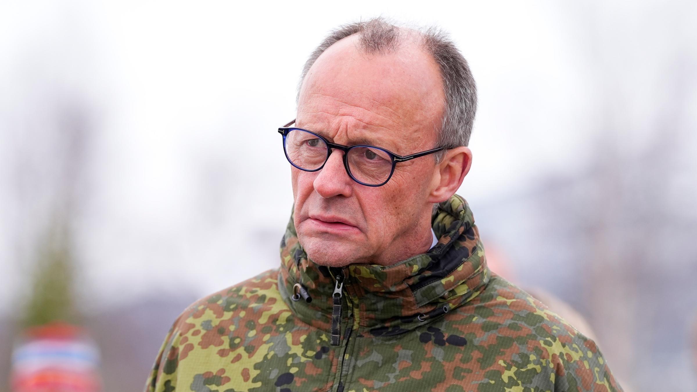 Bundeskanzler Friedrich Merz im Rahmen der Übung „Cold Response 2026“, in Bardufoss, Norwegen, am 13.03.2026. 