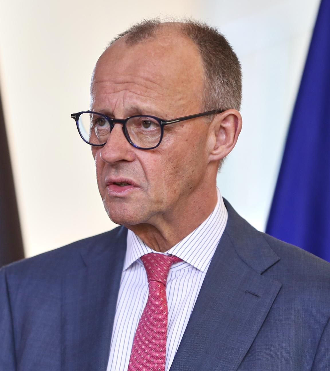 Bundeskanzler Friedrich Merz (CDU) bei der Pressekonferenz nach dem Beschluss der Gesundheitsreform im Bundeskabinett am 29.04.2026 im Bundeskanzleramt.  