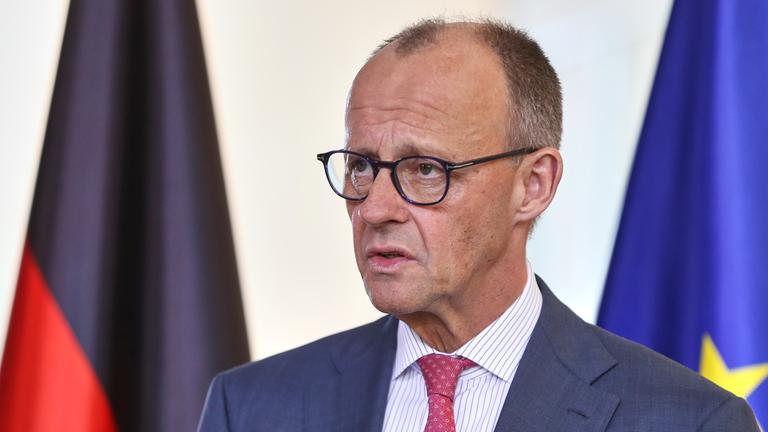 Bundeskanzler Friedrich Merz (CDU) bei der Pressekonferenz nach dem Beschluss der Gesundheitsreform im Bundeskabinett am 29.04.2026 im Bundeskanzleramt.  