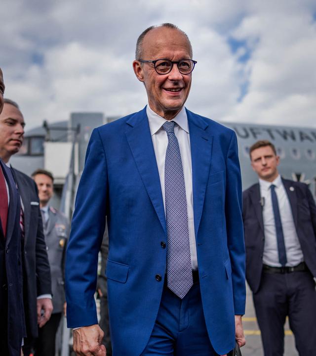 Friedrich Merz in Tivat (Montenegro), aufgenommen am 22.10.2026