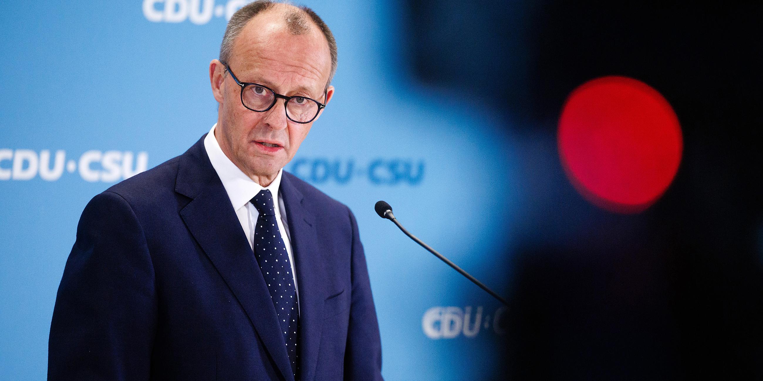 CDU-Chef Friedrich Merz 