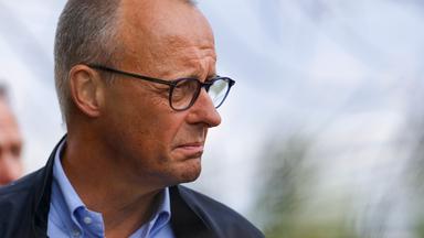 Friedrich Merz besucht Huertgenwald nach den Waldbränden