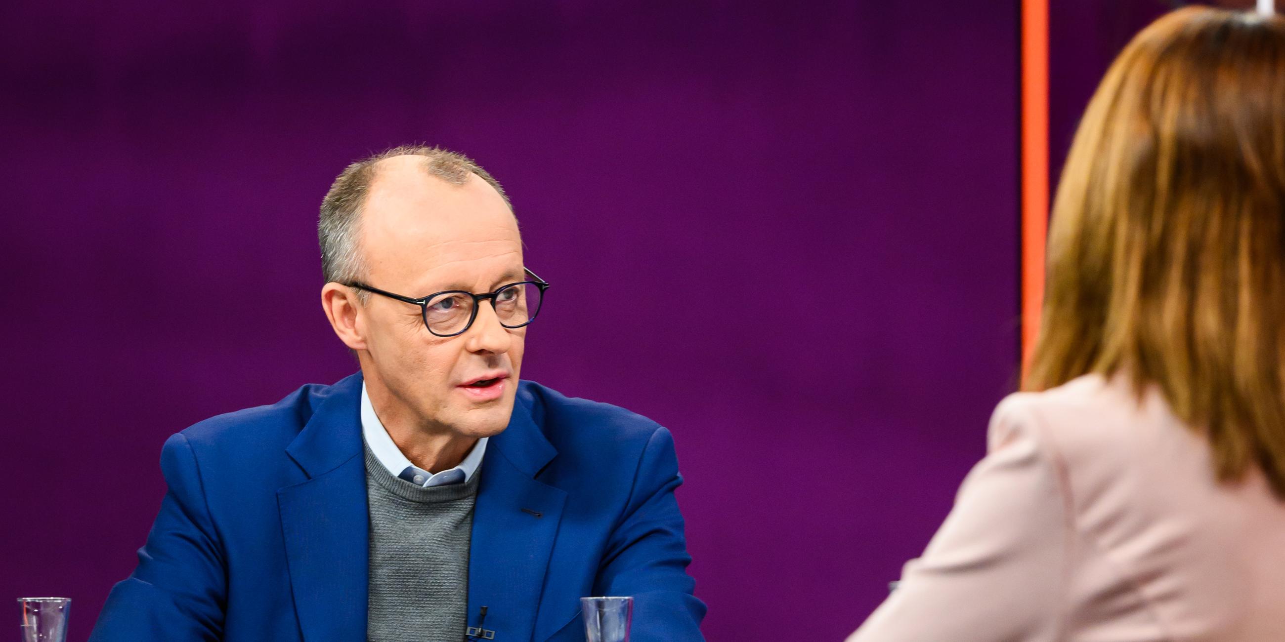 Friedrich Merz bei "maybrit illner"