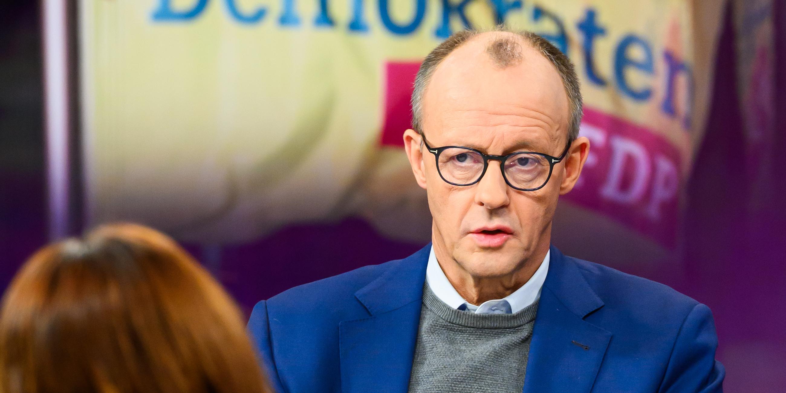 Friedrich Merz bei "maybrit illner"