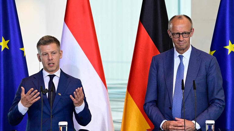 Bundeskanzler Friedrich Merz und Ungarns Premierminister Peter Magyar