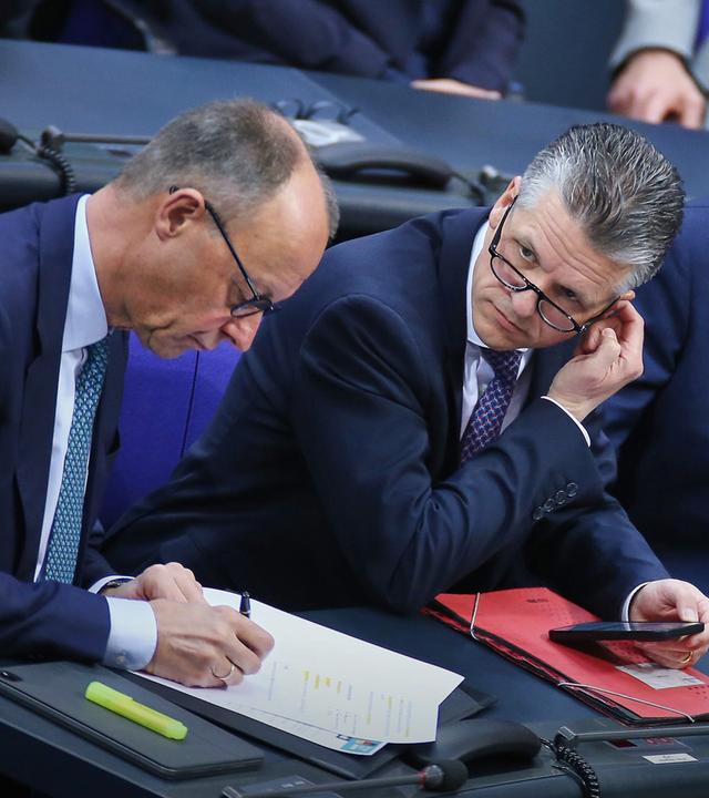Friedrich Merz, Thorsten Frei und Alexander Dobrindt