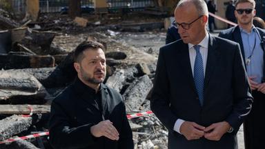Friedrich Merz und Wolodymyr Selenskyj