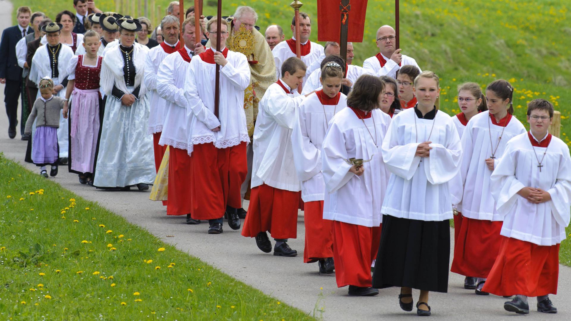 Fronleichnam-Prozession