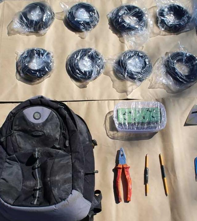 Der serbische Militärgeheimdienst hat Bauteile einer modifizierten Drohne sichergestellt.