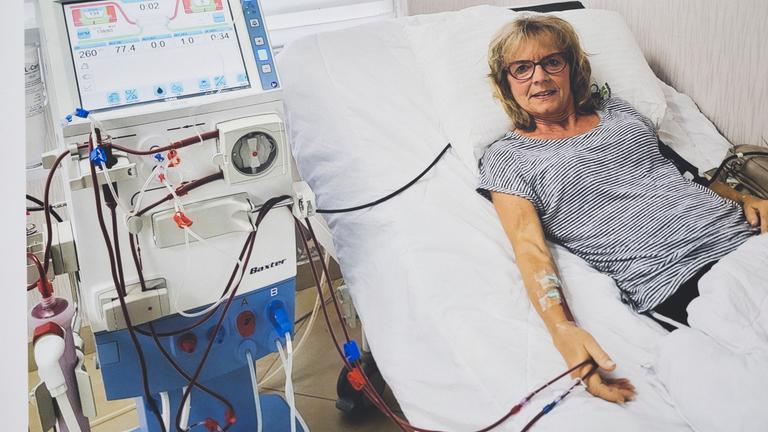 Transplantationspatientin Fischer Kugler in der Mediheal-Klinik, Eldoret, Kenia