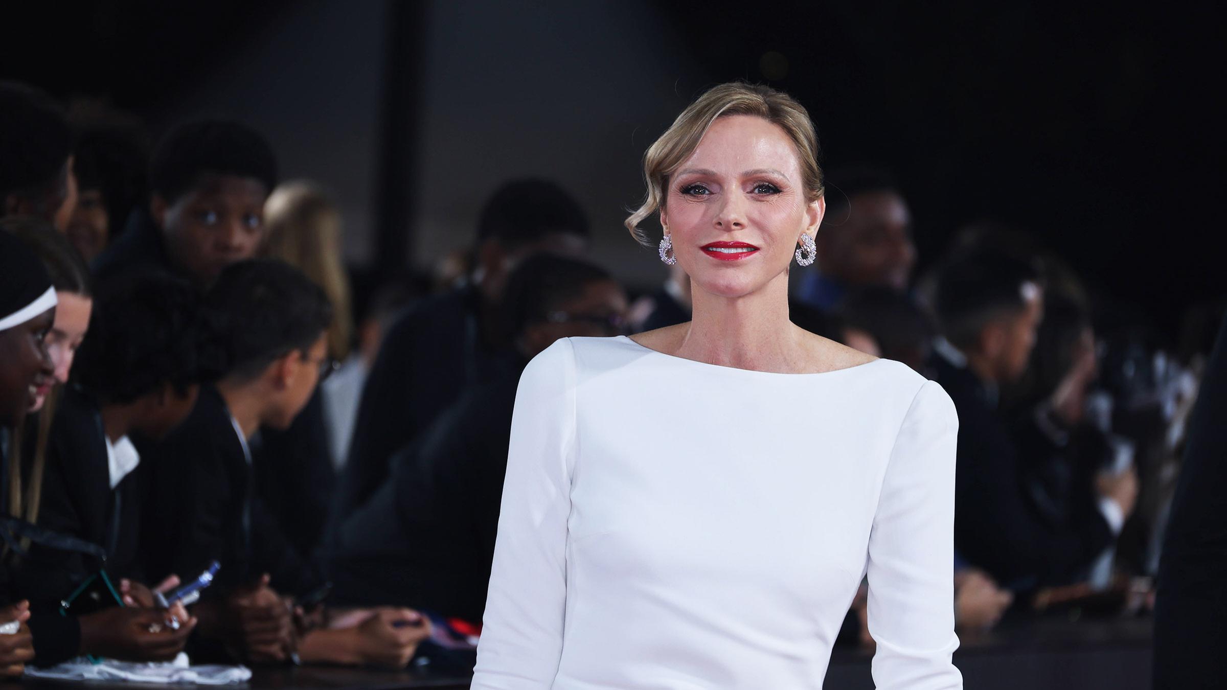 Fürstin Charlène von Monaco bei der Verleihung des Ballon d'Or 2025 im Theatre du Chatelet.