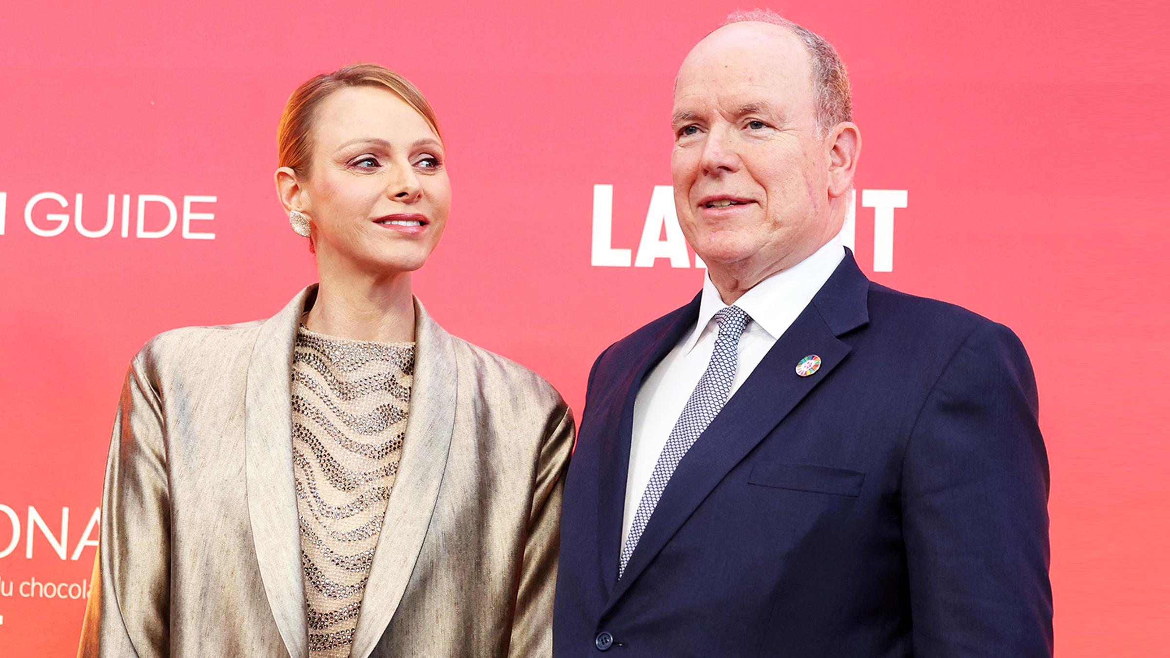 Fürstin Charlène (links) war bei der Verleihung der Küchenchef-Trophäen in Monaco zu Gast.