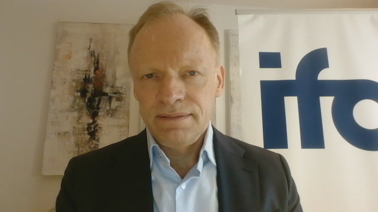 Clemens Fuest bei ZDFheute live