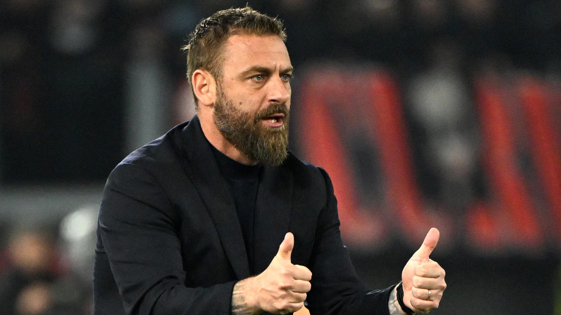 Fußball: Trainer Daniele De Rossi von der AS Rom.