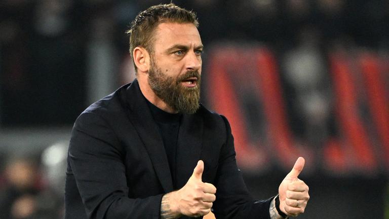 Fußball: Trainer Daniele De Rossi von der AS Rom.