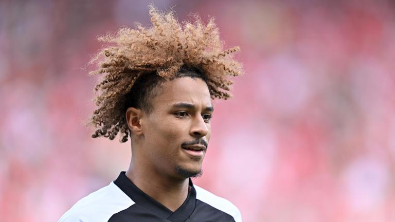 Fußball: Jean-Matteo Bahoya (Frankfurt).