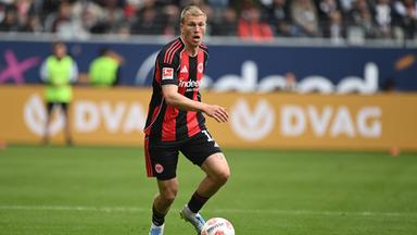 Fussball 1. Bundesliga Eintracht Frankfurt - VfB Stuttgart , Rasmus Kristensen  (Eintracht Frankfurt)